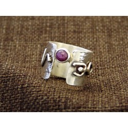 Silver Ring 925 with Ruby