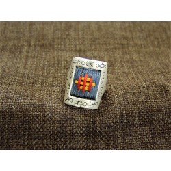 Silver Ring 950 with...