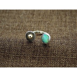 Silver Ring 925 with 14K...