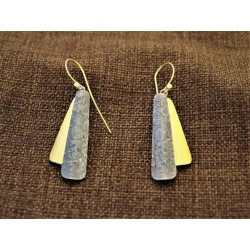 Oxidized Gold Plated Silver...