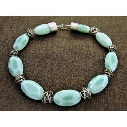 Silver necklace 925 with...
