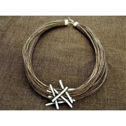 925 silver necklace with...