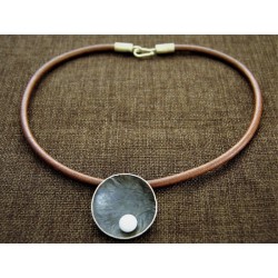 Oxidized 925 silver pendant...